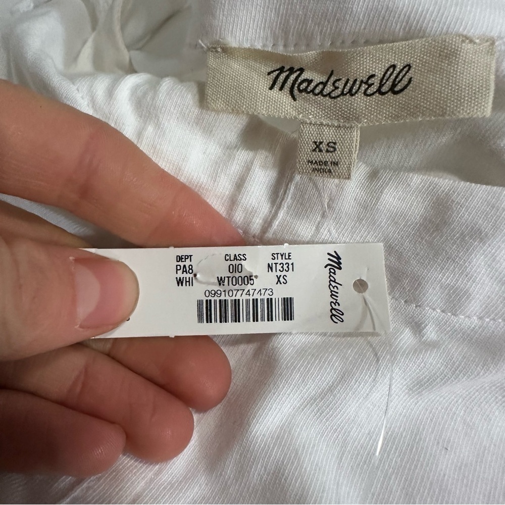 Madewell white Puff-Sleeve Tee - Picture 4 of 4